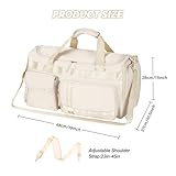 MAXTOP Travel Duffle Bag for Women Carry On Tote Weekender Overnight Bag Large Capacity Duffel Bag with Shoe Compartment,Gym Tote Bag with Dry and Wet Separation - Image 6
