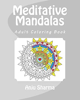 Paperback Meditative Mandalas: Adult Coloring Book