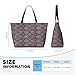 HNZFSXC Mandala Old Fashioned Ethnic Beach Bag Women Tote Bag Pool Bag With Zipper For Gym Grocery Travel With Wet Pocket