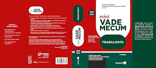 Mini Vade Mecum Trabalhista - Meu Curso - 6ª edição 2024