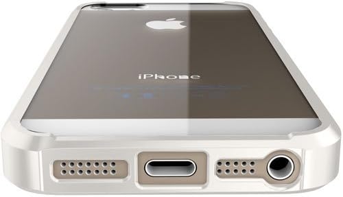 Caseology Waterfall Series iPhone SE/5S/5 Cover Case with Clear Slim Protective for Apple iPhone SE/5S/5 - White