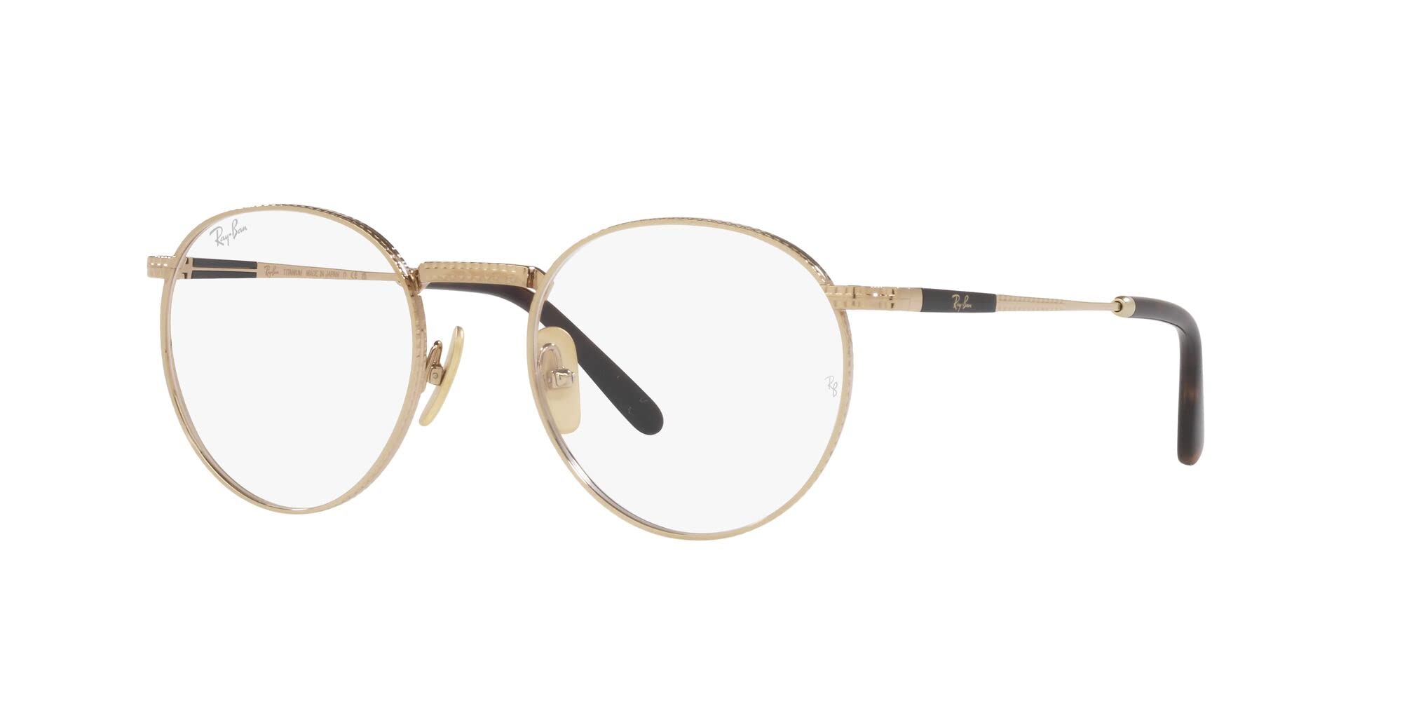 Ray-Ban Unisex okulary oprawki, Złoty/Obiektyw Demo, Złoty/Obiektyw Demo