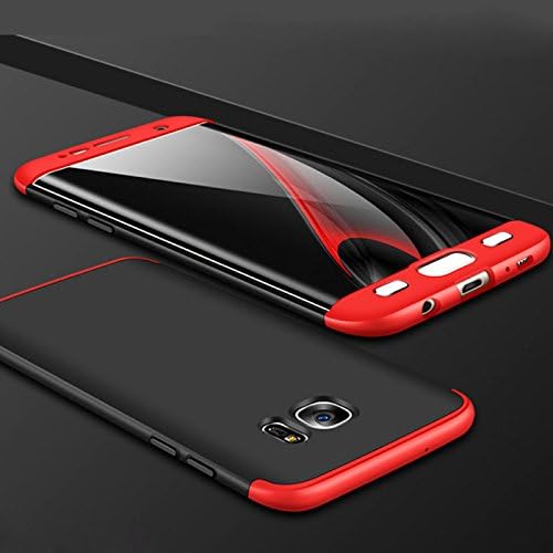 AICase Galaxy S8 Plus Case, 3 in 1 Ultra Thin and Slim Hard PC Case Anti-Scratches Premium Slim 360 Degree Full Body Protective Cover for Samsung Galaxy S8 Plus Case (6.2'')(2017) (Red+Black)