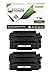 Renewable Toner Compatible Toner Cartridge High Yield Replacement for HP 55X CE255X Laserjet M521 M525 P3010 P3015 P3016 (Black, 2-Pack)