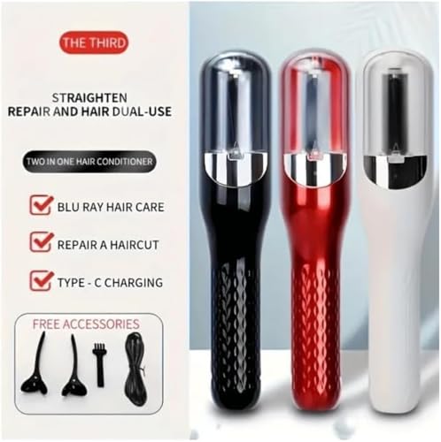WRIZTI Cordless Split End Hair Trimmer, Black - Image 5