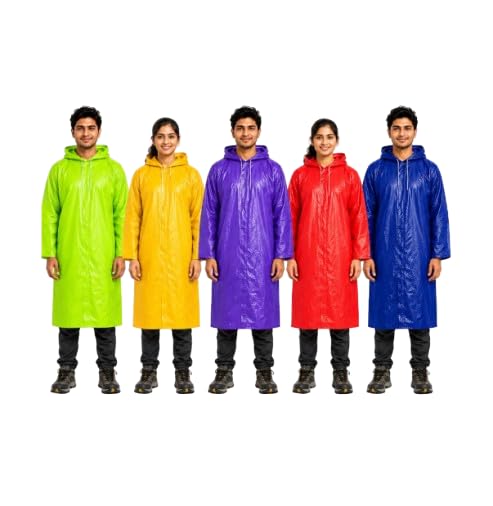 Poncho Raincoat Pack of 5, Unisex-image-6