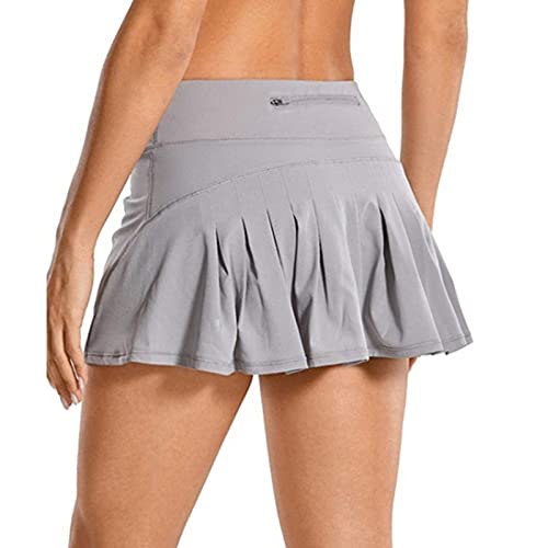 Saia de tênis feminina esportes esportes yoga shorts saia curta cor sólida motim fitness shorts de c