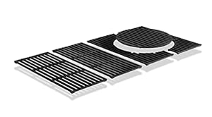 Enders SWITCH GRID Rost-in-Rost System Gusseisen, für Enders® BOSTON 4 & MONROE PRO 4, Grill-Zubehör, Grillrost, optionale Einsätze, Sear Grate, Pizzastein, Pfanne und Geflügelbräter, schwarz# 7785