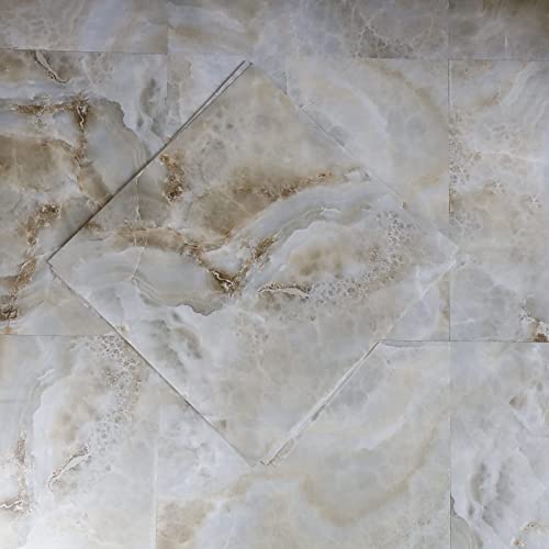 auxua Peel and Stick Floor Tile Crack-Like Marble Vinyl Flooring 12"x12" Durable Waterproof Non-Slip Granite Vinyl Tiles Self Adhesive Removable for Kitchen Living Room Bedroom Bathroom 24 Pcs