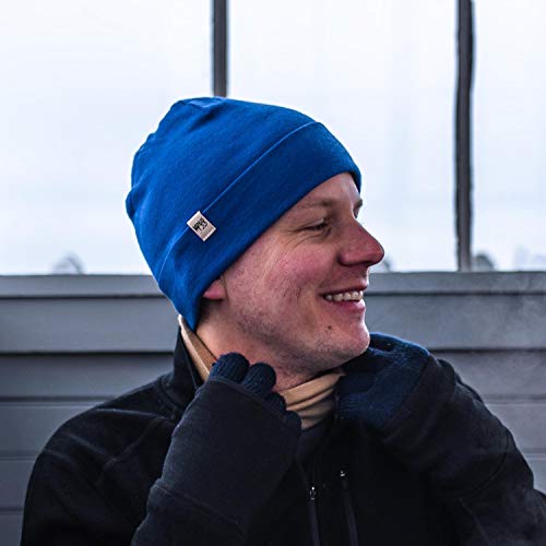Image of 100% Merino Wool Cuff Beanie - Warm Winter Hat - Novelty Beanie - Toque
