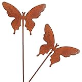 MAßE - Die Gartenstecker haben eine Größe von ca. 30 x 8,5 x 6,5 cm (L/B/H)