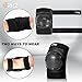 PHZ. Knee Pads Kids/Youth/Adult Protective Gear Set Elbow Pads Wrist Guards 6 in 1 for Sports Skateboarding Roller Skating Inline Skate Cycling Bike BMX Bicycle Scooter Riding