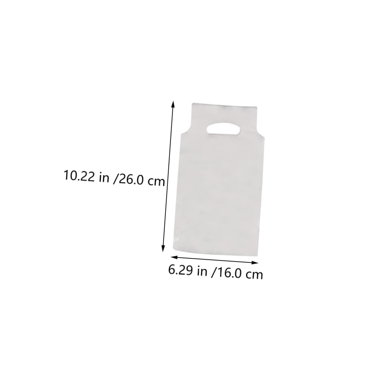 Cabilock 100pcs Portable Transparent Plastic Bags for Beverage Packaging for Milk Tea Juice Take out Lightweight No Smell for Shops and Dine Use