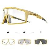 SCVCN Photochromatische Selbsttönend Fahrradbrille für Herren Damen Klar Sportsonnenbrille Radfahren MTB Radbrille Laufen Volleyball Tennis Autofahren Angeln Softball Bergsteigen Golf Wandern 11