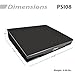 Pyle Sound Dampening Speaker Riser Foam - Audio Acoustic Noise Isolation Platform Pads Recoil Stabilizer w/ Rubber Base Pad For Studio Monitor, Subwoofer, Loud Speakers - PSI08 (13 x 11 x 2.6 Inch)