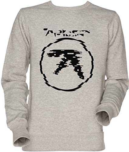 Photo de Vendax Afx Glitch Unisexe Homme Femme Sweat-Shirt Jersey Gris Men's Women's Jumper Sweatshirt Grey