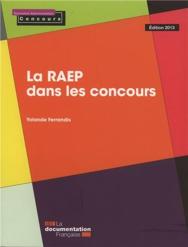 Télécharger La RAEP dans les concours - édition 2013 Francais PDF
