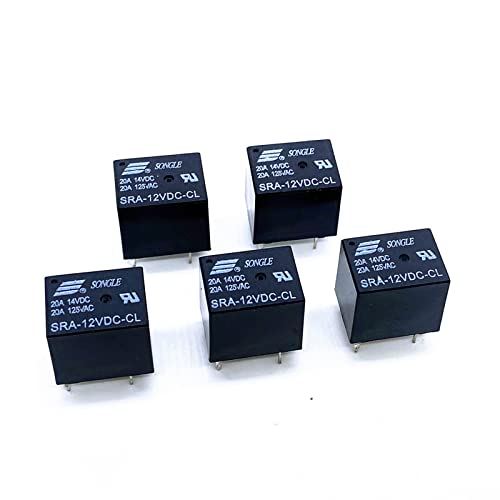 Relais de puissance SRA-24VDC-CL 20A avec 5 broches T74 haute performance