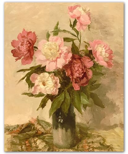 Bouquet de jardin d'été ZUKIY pour une déco murale salon style vintage