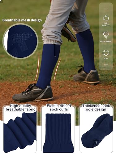 Baseball Socks and Belt Combo Set Cotton Boys Adjustable Baseball Softball Socks and Belt for Boys Girls3