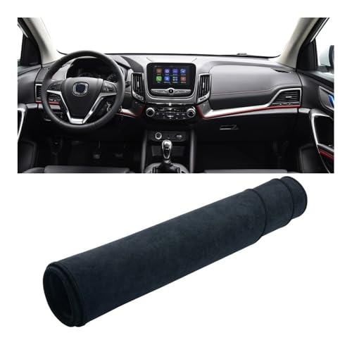 Tapis de tableau de bord noir antidérapant pour Changan CS55 2017-2019
