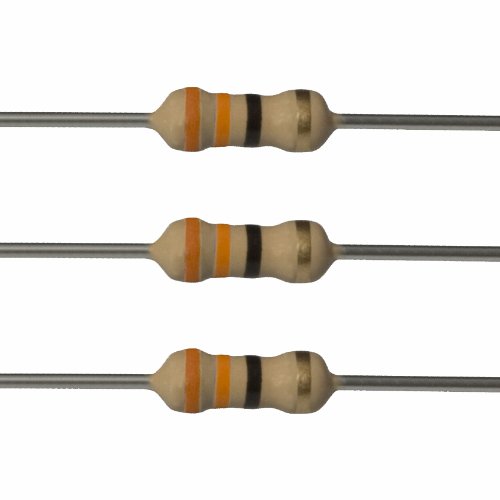 E-Projects 100EP51433R0 33 Ohm Resistors, 1/4 W, 5% (Pack of 100)