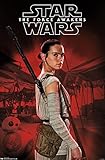 Trends International Star Wars: The Force Awakens - Rey Staff Wall Poster, 14.725' x 22.375', Premium Unframed Version