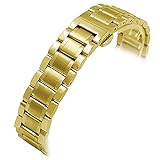 Compatibilité large : largeur de bracelet de 14 mm, 16 mm, 18 mm, 19 mm, 20 mm, 22 mm, 24 mm, 17 mm, 23.0 mm, 21 mm pour les montres traditionnelles ou populaires.