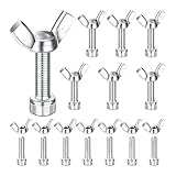 【Installation facile】Grâce à sa conception simple, l'écrou papillon se serre facilement en tournant les deux côtés, sans aucun outil supplémentaire. L'installation et le démontage sont simples, ce qui permet de gagner du temps et de l'énergie.