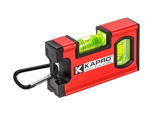 KAPRO Mini nivel de 10 cm con mosquetón