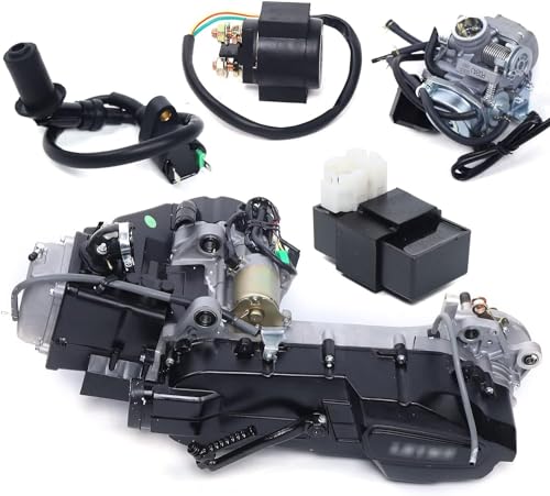image for KWHXJ 150CC Engine 4-Stroke GY6 Long Case Moped Scooter Complete Engin
