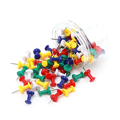 Lot de 480 punaises colorées en plastique pour tableau d'affichage (multicolore) Cover