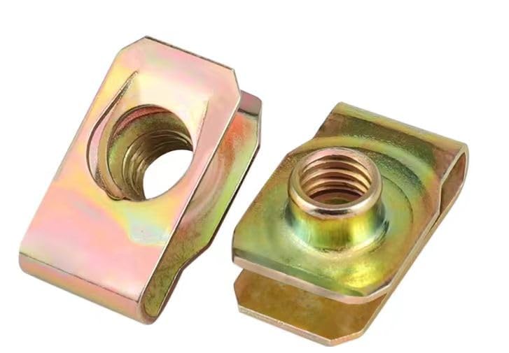 Dado convesso universale a forma di U, 10 pezzi, clip di fissaggio M10