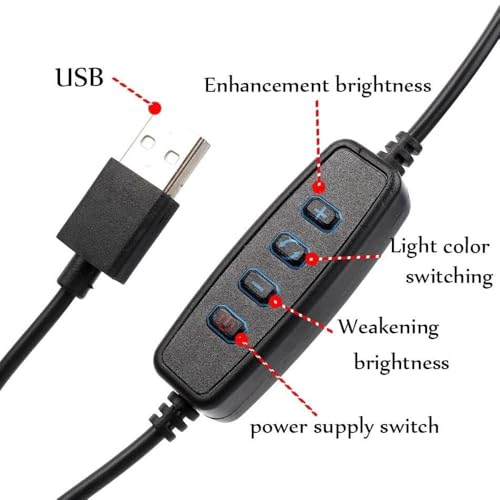 Image of Overhead Shooting Tripod Stand with 16cm USB LED Ring Light & Mobile Holder, Adjustable Overhead Stand for Phone | Ring Light Tripod for Flat Lay Photography, Cooking Videos, YouTube & Vlogging