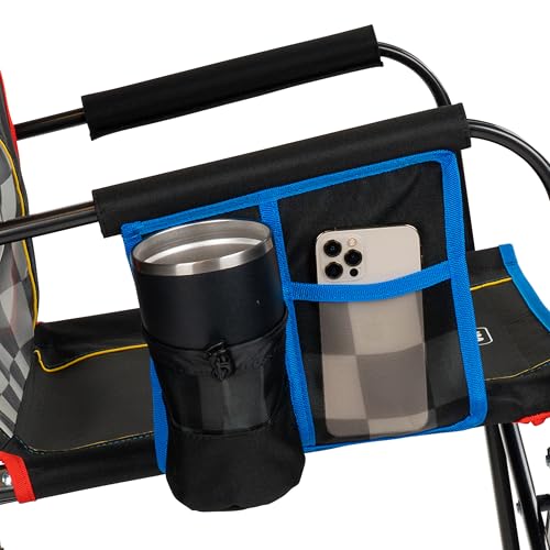 Silla de Camping Mecedora GCI Outdoor NASCAR Freestyle XL Rocker Negra miniatura 7