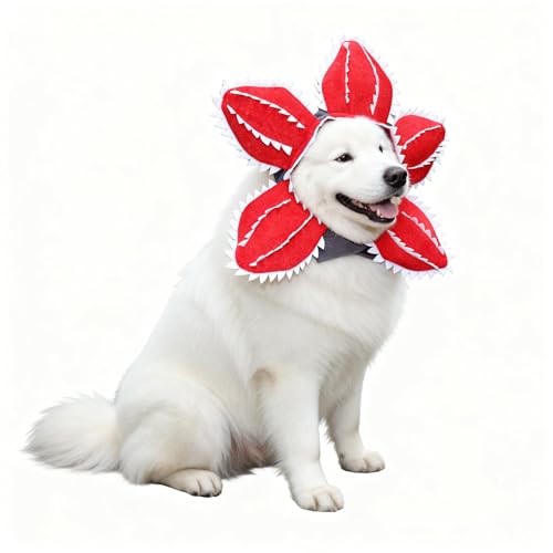 Sombrero para perros y gatos Halloween rojo ajustable S miniatura 5