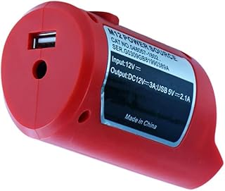 USB Sorgente di alimentazione M12 USB Caricabatterie di alimentazione Adattatore Adattatore Li ion Batteria USB Dispositivo di ricarica Adattatore industriale industriale Red Adattatore di USB Sorgente di alimentazione M12 USB Caricabatterie di alimentazione Adattatore Adattatore Li ion Batteria USB Dispositivo di ricarica Adattatore industriale industriale Red Adattatore di