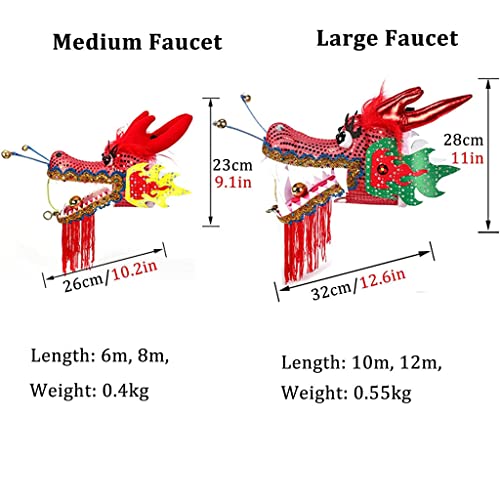 3D Kleurrijke Draak Zijde Flowy Spinning Dragon Dance Lint Streamers Chinese Folk Fitness Buitensporten - Image 4