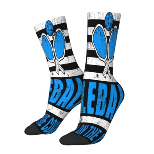 RIOKWLKX Pickleball Leave It All on the Court Socks