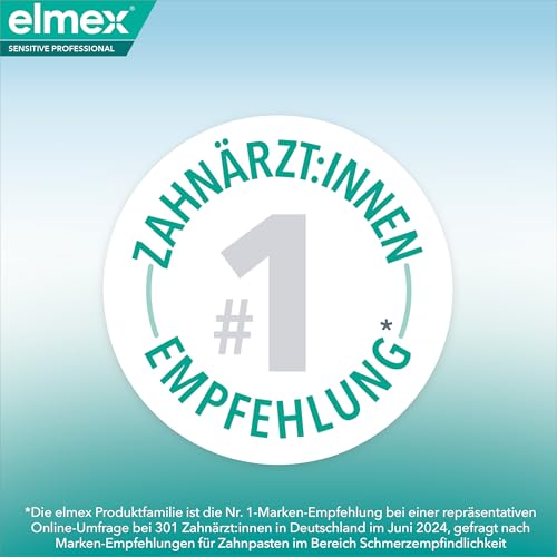 elmex Zahnpasta Sensitive Professional Repair & Prevent 75 ml – medizinische Zahnreinigung für sofortigen*, anhaltenden Schutz – beugt Zahnfleischrückgang & neuen Schmerzen vor – Bild 5