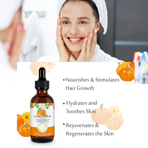 A r b c r n 2 Pack Organic Pumpkin Seed Oil,Pure Pumpkin Seed Oil for Hair Growth Cold Pressed,Moisturizing Scalp, Nourishment for All Hair and Skin 4 Fl Oz — view 3