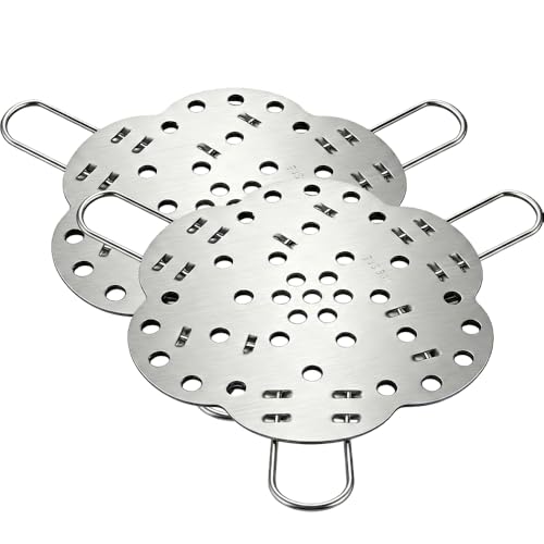 Collapsible Steamer Basket & Trivet - 2026 New Stainless Steel Expanding Steamer Rack, Adjustable Height for Most Pots and Pans (2 PCS)