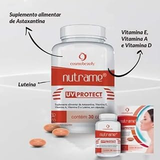 Nutrame Uv Protector Filtro Solar Em Cápsulas Cosmobeauty