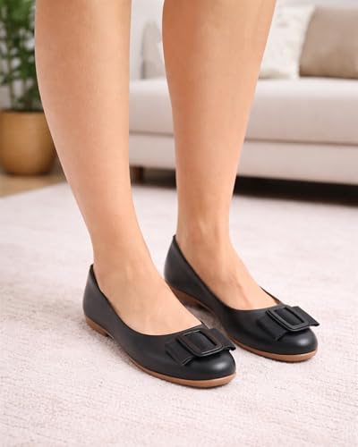 Image of Women Girls Slip On Ballet Flats