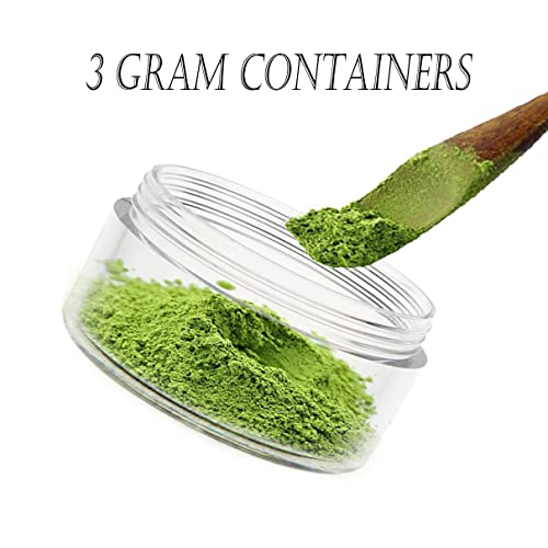 3 Gram Cosmetic Sample Jars With Lids 50Pcs Empty Tiny Makeup Containers Plastic Bpa Free #TOP4