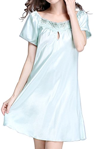 Macshow レディース パジャマ ロングスリップ セクシーネグリジェ