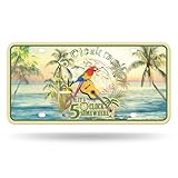Rico Industries Margaritaville 5 O'Clock Music Metal Auto Tag 6