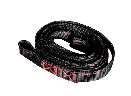 FourRoar Cuerda para Cinturon de Lastre para Dominadas, Fondos | 102x2.5 cm | Aguanta 300 Kg | Cuerda Lastre Gym Evita los Pellizcos de la Cadena