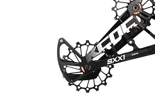 Kcnc Sxx1 Mountain Mtb Bicycle Bike Rear Derailleur Oversized Pulley Wheel System Cage Ospw For Sram Eagle Xx1/X01/Gx/Nx Mechanical 12 Speed Use (Black) #TOP7