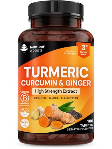 New Leaf Turmeric & Black Pepper Tablets